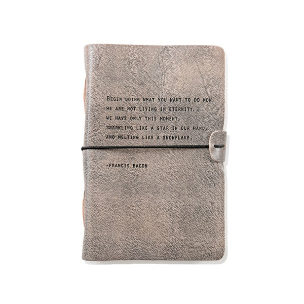 Artisan Leather Journal - Grey