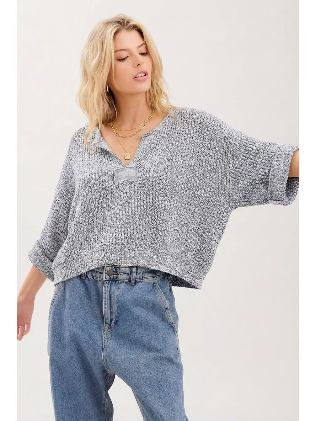 Lightweight Cropped Sweater