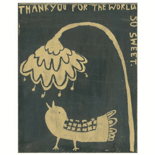 Thank You Bird - Art Print