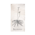 ***Deep In Their Roots - Botanical Hand Painted Wall Hanging 32"x63" (sizes vary)