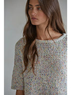 Knit Sweater Cotton Polyester Acrylic Top