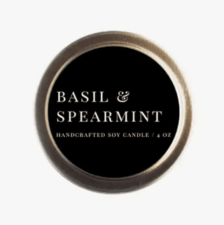 Travel Candle- Basil Spearmint