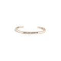 ***Silver Cuff - Light & Love
