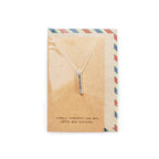 ***Air Mail Bar Collection - Necklace - Grateful