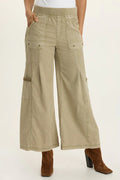 Tove Twill Cargo Wide Leg Pant