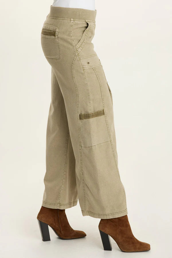 Tove Twill Cargo Wide Leg Pant