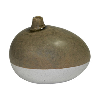 Two-Toned Speckled Ceramic Single Pod Planter 6" x 5" x 5"