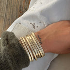 Brass Cuff- Angels Are Watching