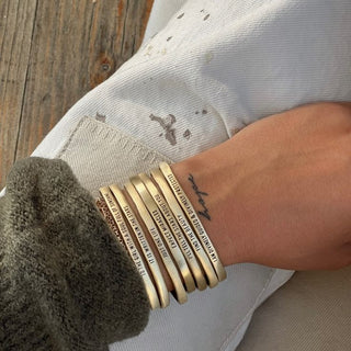 Brass Cuff- Angels Are Watching