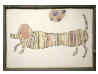 Hotdog (Grey Wood) - Art Print