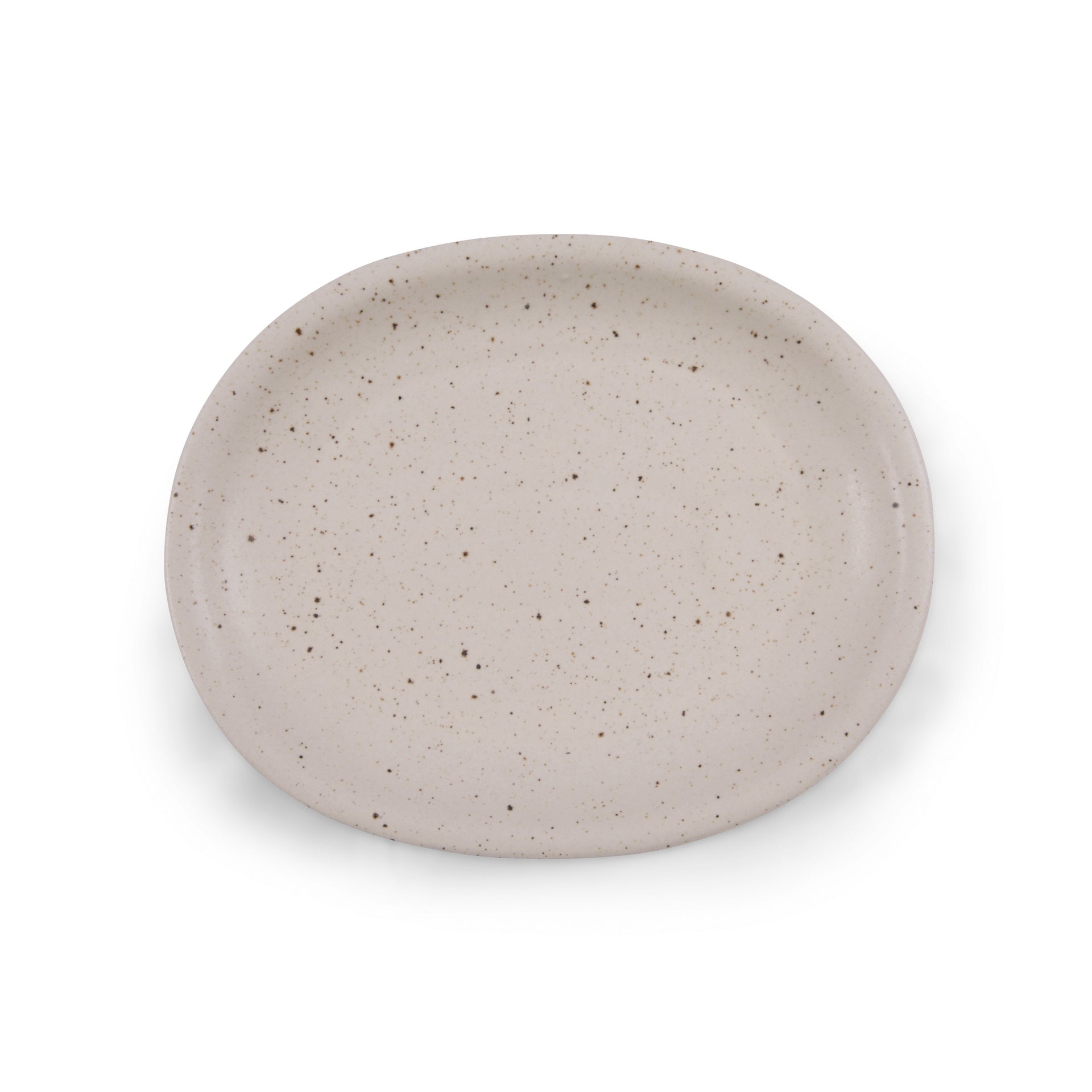 ***Large Oval Speckled Ceramic Platter