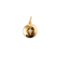 ***Round Starburst Charm - 0.4"