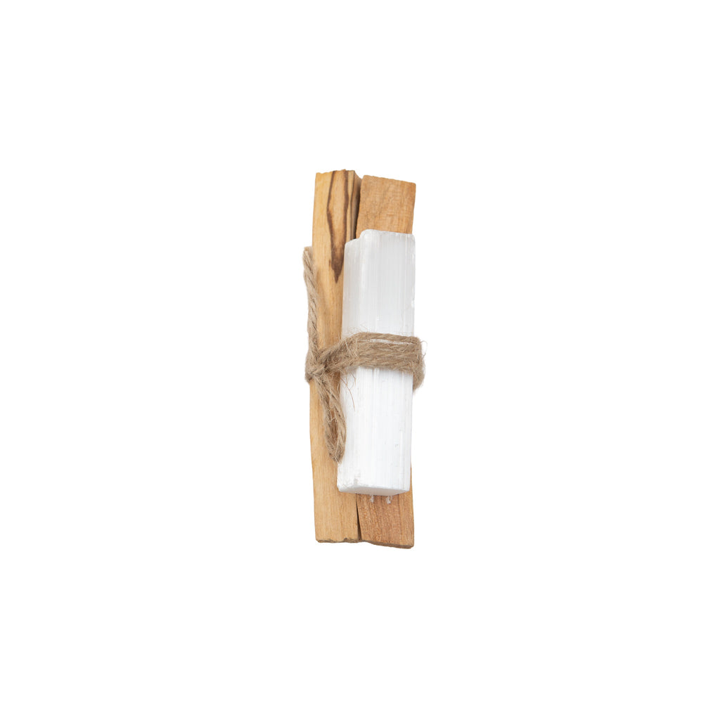 Palo Santo Stick With Selenite