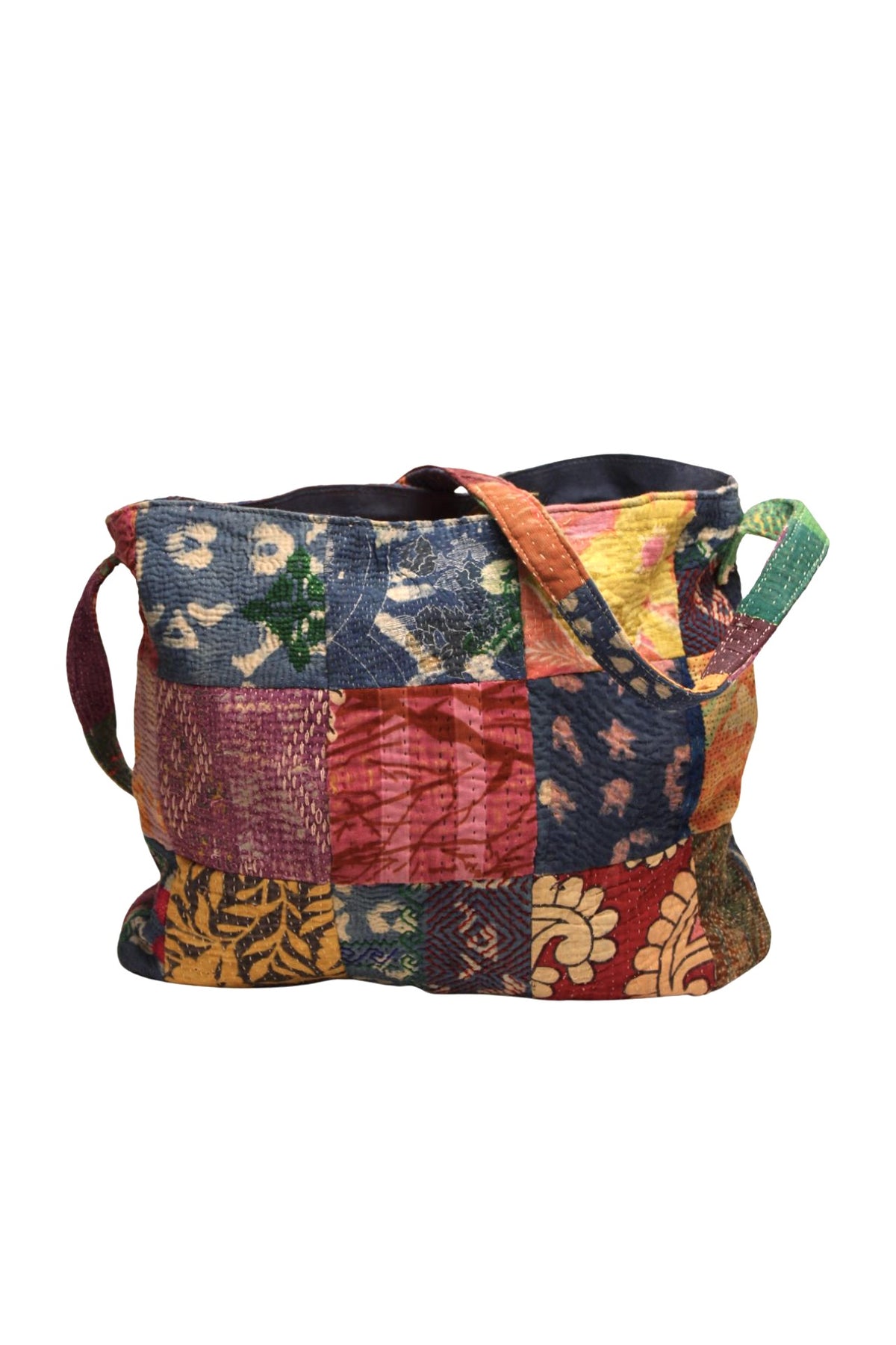 Patchwork Kantha Over the Shoulder Bag