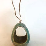 Ceramic Hanging Planter - Antique Green 5"x4.72"x6.1"