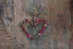 Kantha Ball Heart Ornament