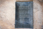 Robert Frost Large Rectangular Decoupage Plate - 5.75" x 8.5"