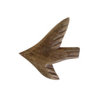 Hand Carved Wooden Sparrow