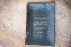 Jack Kerouac Large Rectangular Decoupage Plate - 5.75" x 8.5"