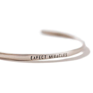 ***Silver Cuff - Expect Miracles