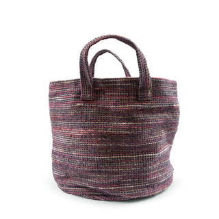 ***Indigo and Pink Woven Artisanal Bag