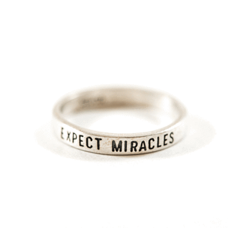 ***Expect Miracles Ring - Silver