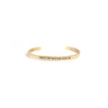 Brass Cuff- Angels Are Watching