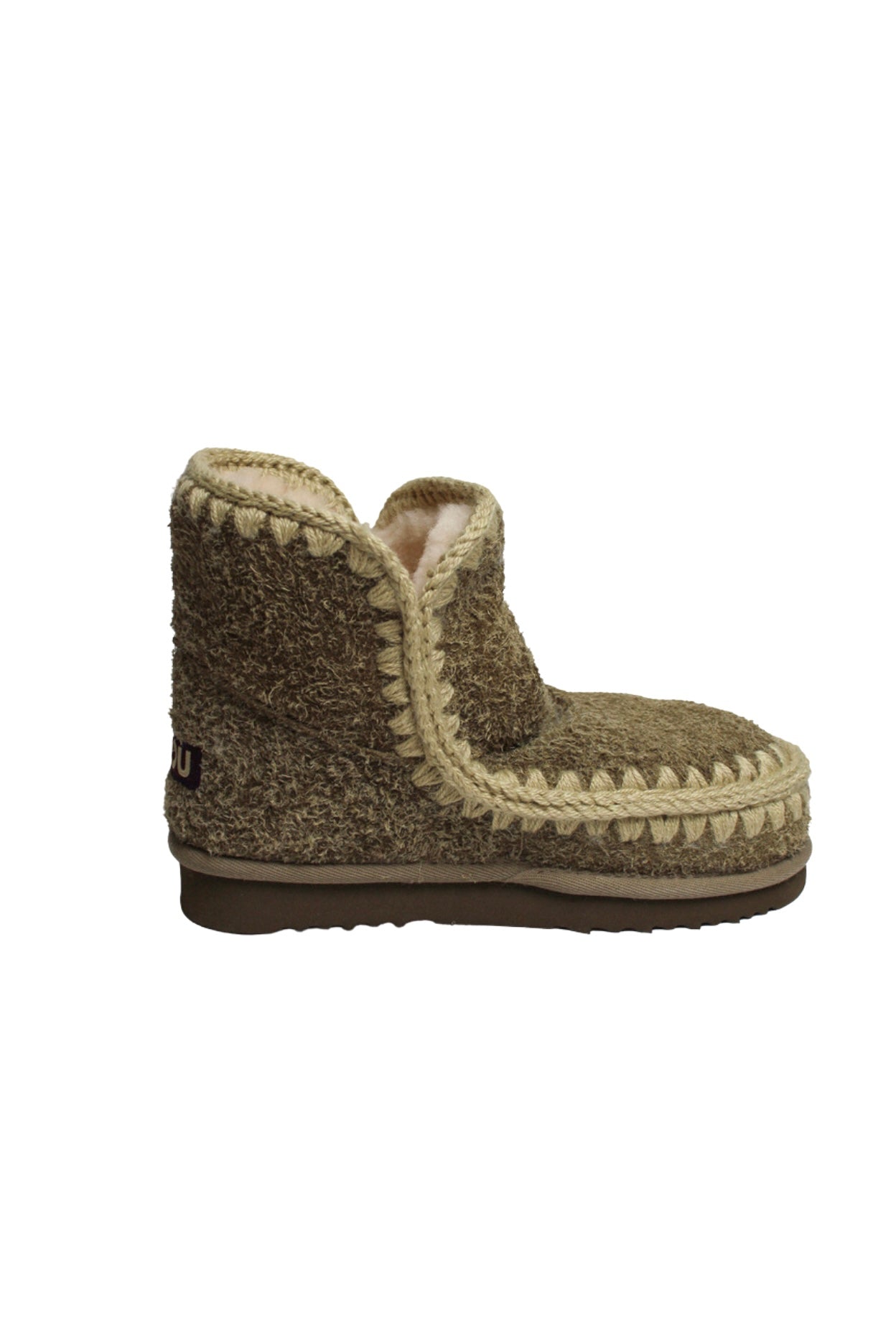 Eskimo Hairy Cow Suede Boot, Military