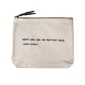 Happy Girls (Audrey Hepburn) Canvas Zip Bag