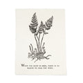***When The Root Is Deep Botanical Handmade Paper Print
