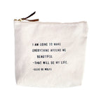 I Am Going To Make (Elsie de Wolfe) Canvas Zip Bag