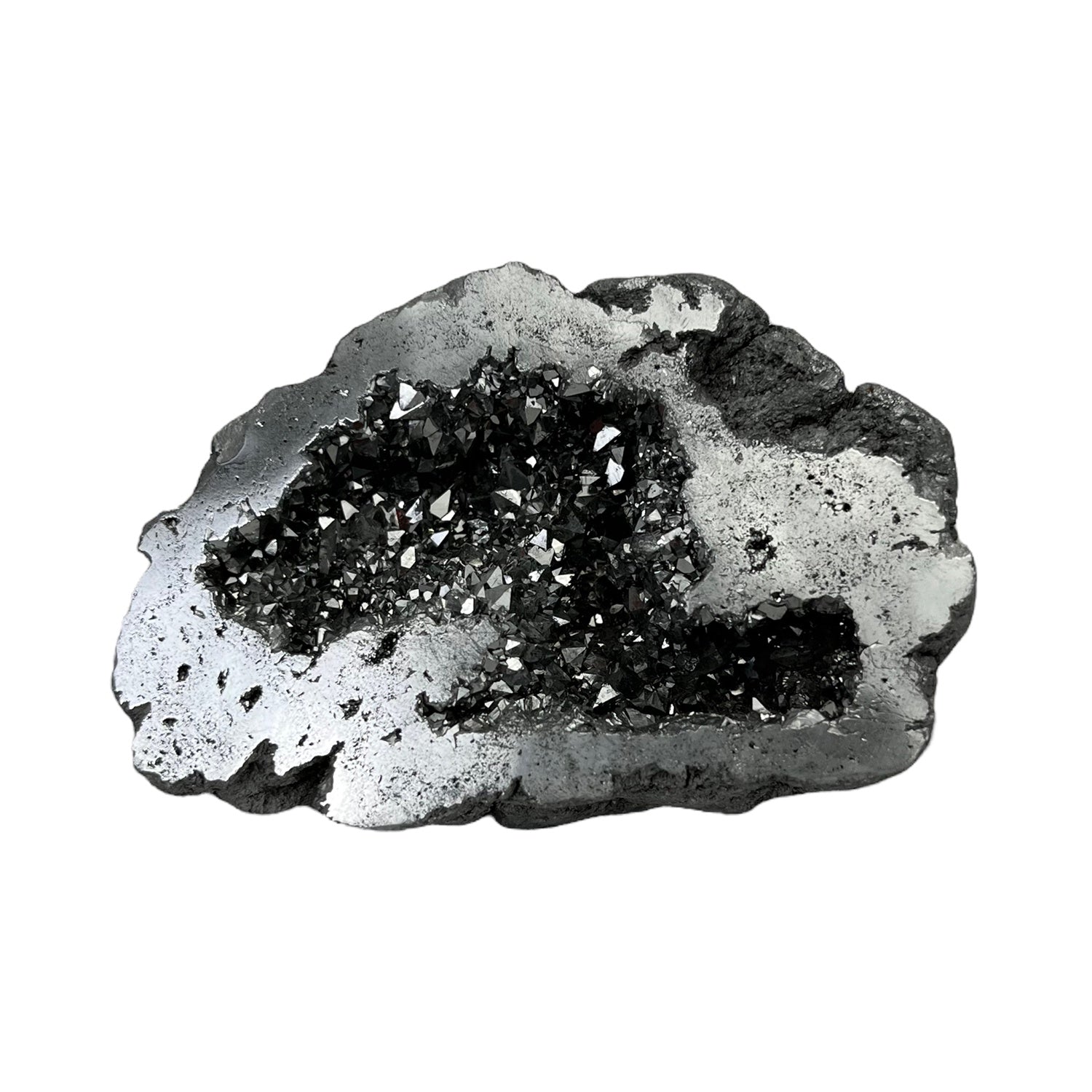 ***Silver Half Cut Geodes SINGLE