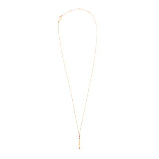 ***Chakra Stone Necklace - Gold Plated Brass