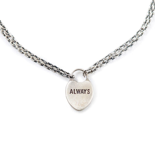 ***Small Heart Pendant (Always) Bracelet