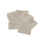 50 Gathered Thoughts- Beautiful And Worthwhile Questions on Handmade Paper