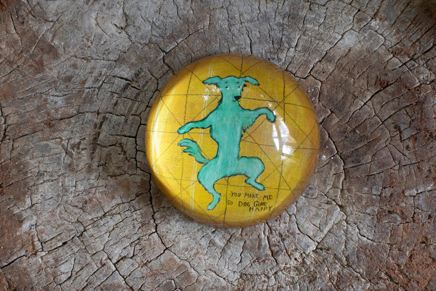 Dancing Dog Paperweight