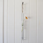 Zinc Hanging Glass Tube Vase