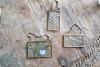 Horizontal Brass Hanging Frame - 5" x 3"