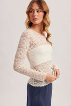 Lily Lace Long Sleeve Top