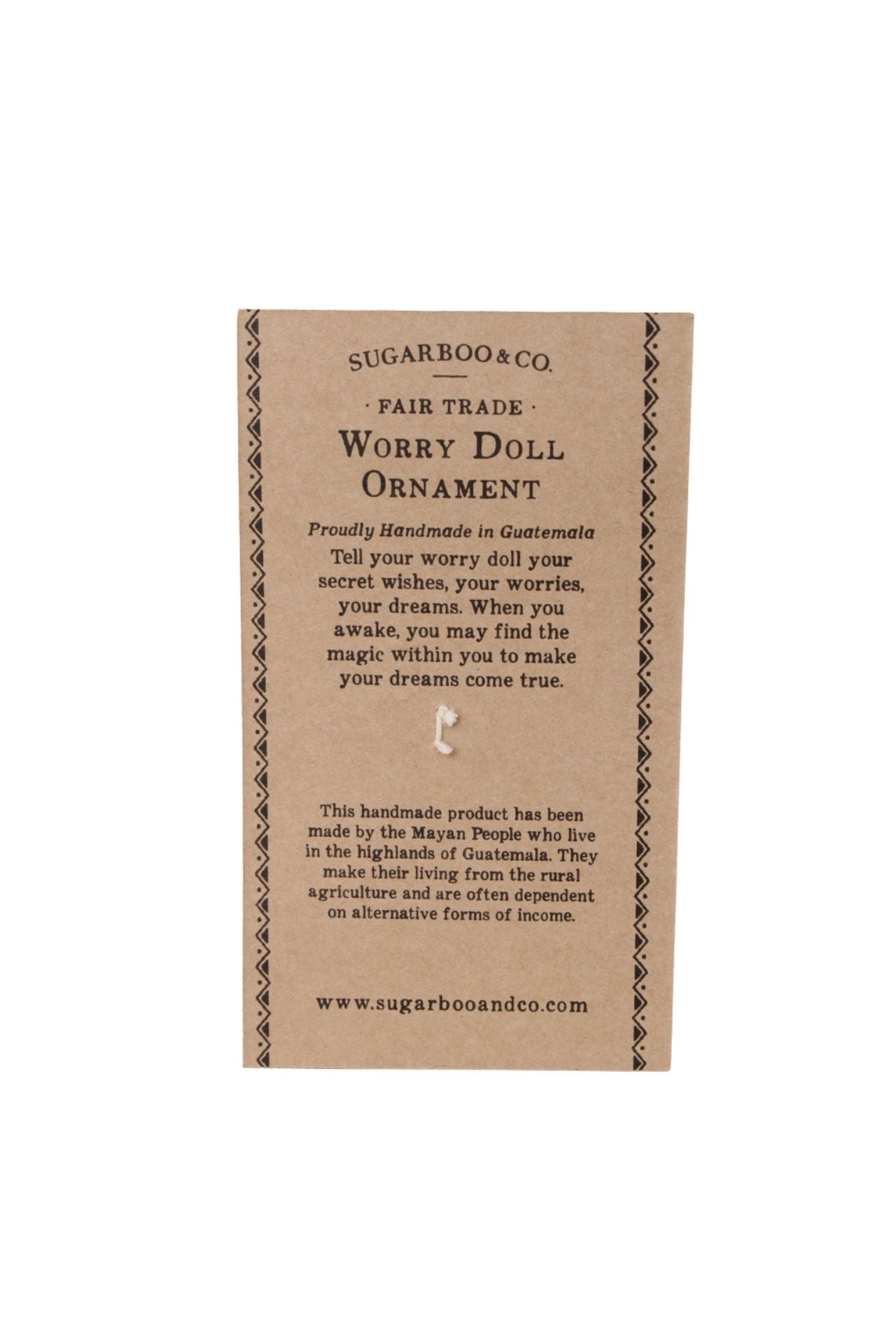 Worry Doll - Unicorn Ornament