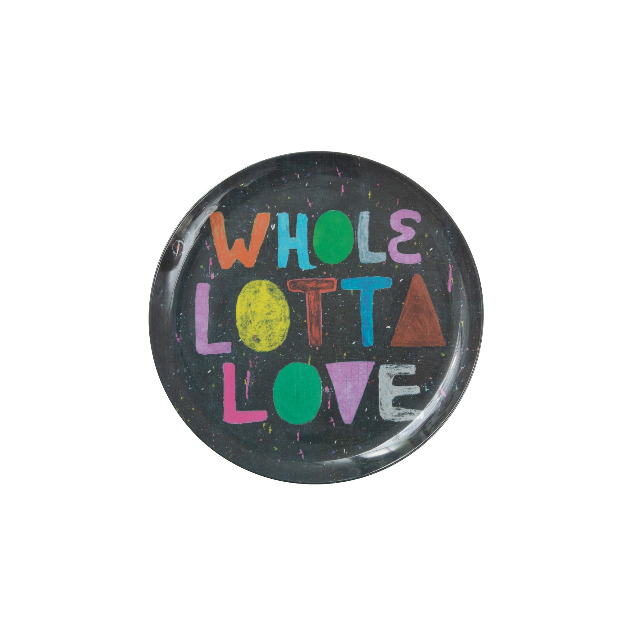 Whole Lotta Love Melamine Plate