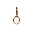 Brass Hanging Frame 1.5" X 2" Oval