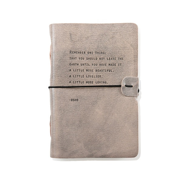 Artisan Leather Journal - Grey