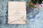6"x8" Handmade Cotton Paper Bundle - Flax