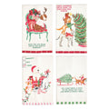 Christmas Pet Pattern Hem Towels