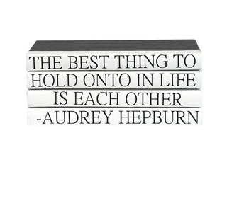 4 Vol. Book Stack - “The Best Thing To Hold" Audrey