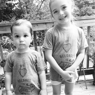 My Heart Belongs to Daddy T-Shirt Kids