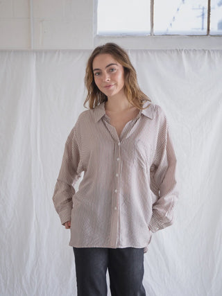 Aisley Button Down Top