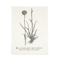 ***Each Flower Must Grow Botanical Handmade Paper Print