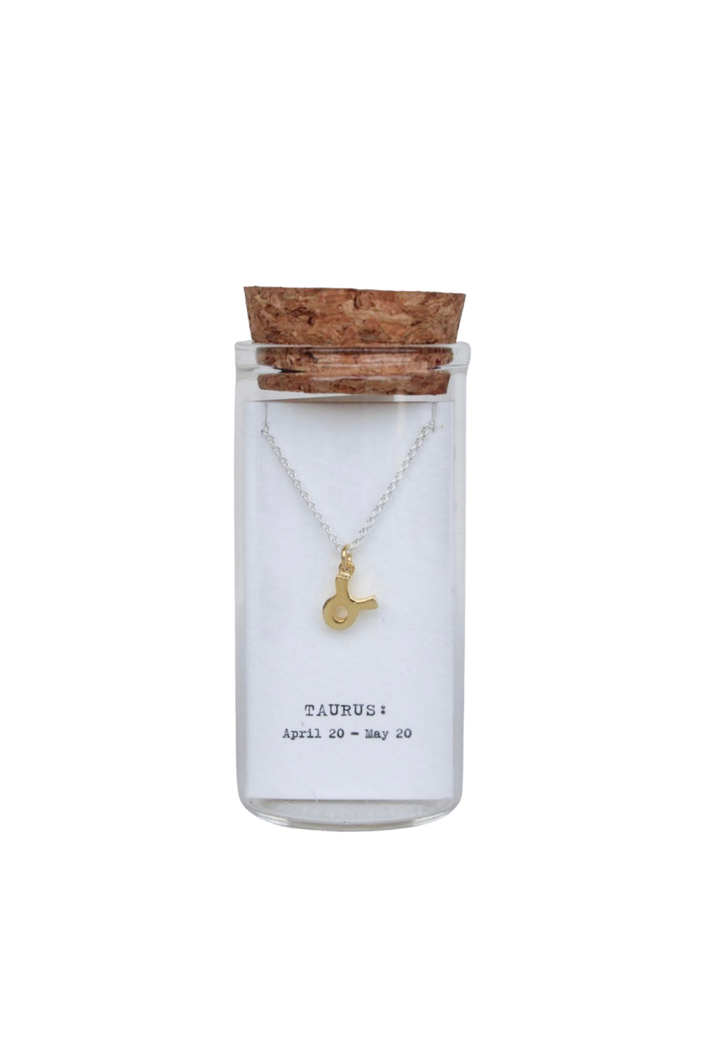 Message in a Bottle - Zodiac Necklace